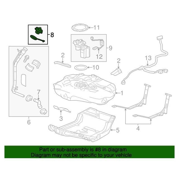 GM 95292260 Cap Asm-F/Tnk Fil