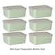 thumbnail image 3 of Contenedores apilables Advancent Organizadores de utensilios de cocina Verde 6 piezas, 3 of 6