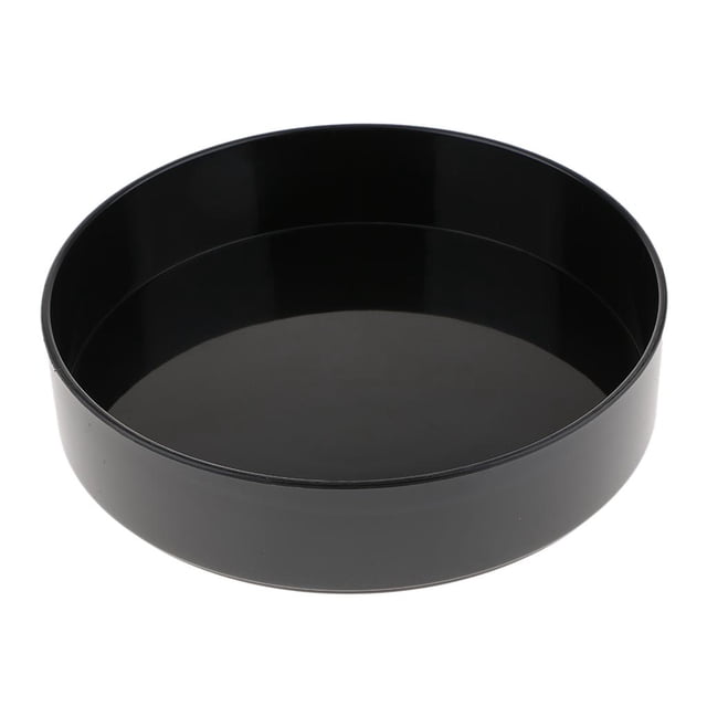 Maceta redonda de cerámica negra para compota - Centro de mesa decorativo moderno global Negro 28cm