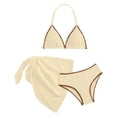 thumbnail image 3 of Jupe de Maillot de Bain pour Filles 2 Pcs Jupe en Maille avec Bretelles, 3 of 6