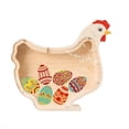 thumbnail image 4 of Dvkptbk Children's Wooden chickens Box Desktop Decoration Easter Wooden Box easter decorations, 4 of 4