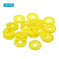 thumbnail image 3 of Unique Bargains Plastic Binding Discs, Yellow, 22 Count, 28mm, Heart Binder Rings, 3 of 6