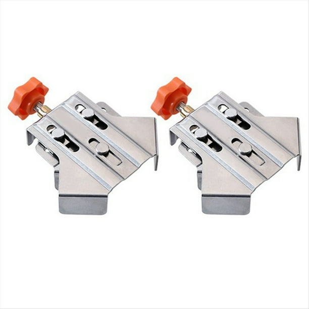 2 Piezas Abrazadera de Ángulo Recto de 90 Grados Abrazadera de Esquina Posicionamiento Abrazaderas de Ángulo Recto Soporte de Panel para Herramienta de Carpintero de Carpintería