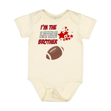 

Inktastic I m the Little Brother Football Gift Baby Boy Bodysuit