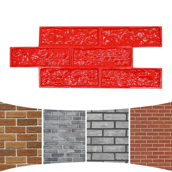 Miumaeov Concrete Stamp Mat Concrete Stamping Mold Cement Stamp for Concrete Decorative 49*20*2cm