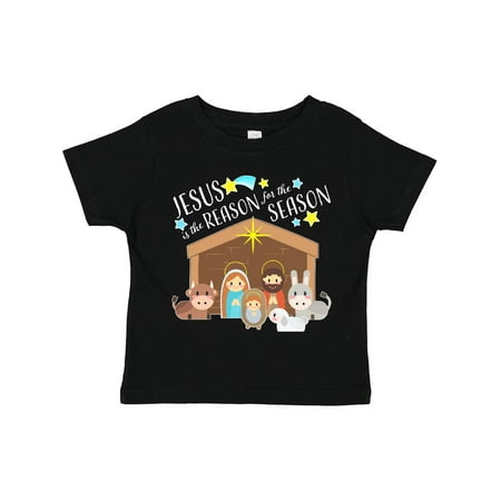 

Inktastic Jesus is the Reason for the Season Christmas Nativity Gift Toddler Boy or Toddler Girl T-Shirt