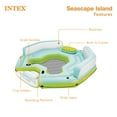 thumbnail image 4 of Intex Seascape Island Water Lounge with Built In Cooler and Backrests, 4 of 12