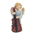 thumbnail image 5 of Angel Playing Cello Figurine – Hand-Painted Resin Music Angel Statue, 7.09 Inches, Perfect for Religious and Holiday Decorations, Ideal Gift for Music Lovers, 5 of 9