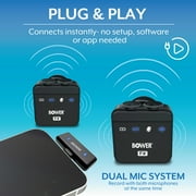 Bower Dual Pro Wireless Lavalier Microphone System