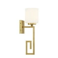 thumbnail image 5 of True Gold One Light Wall Sconce from the Quatrain Collection, 5 of 5