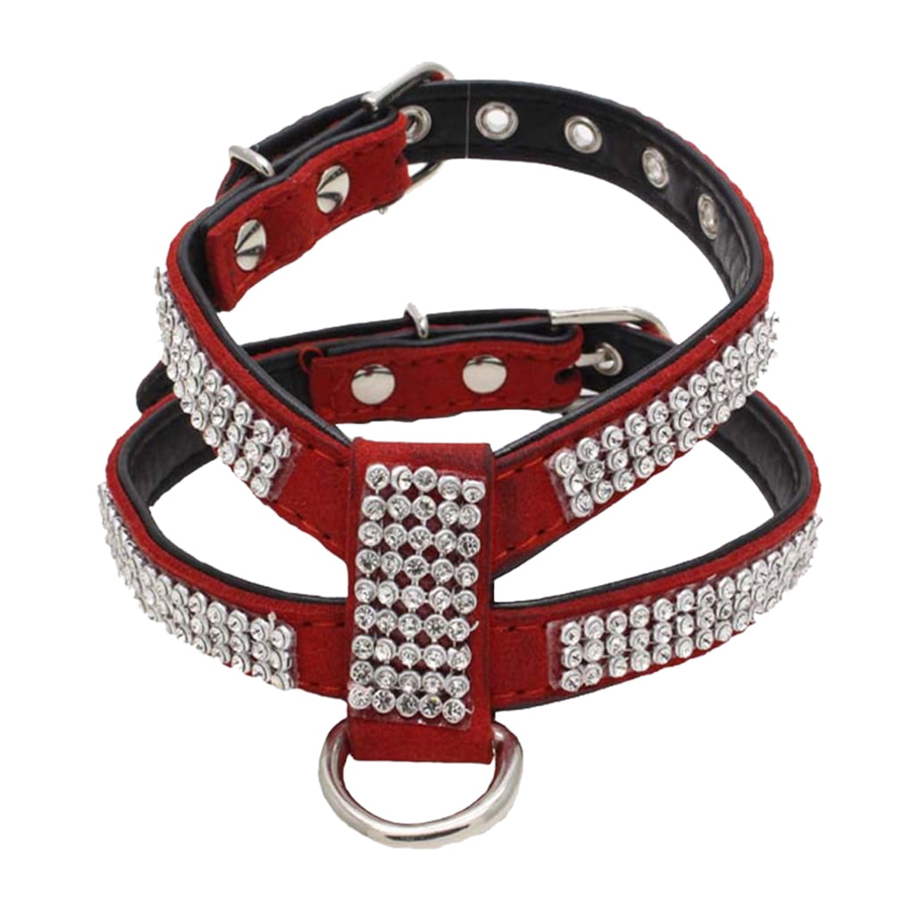 crystal dog harness