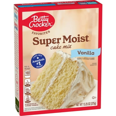 Betty Crocker Favorites Super Moist Vanilla Cake Mix, 13.25 oz