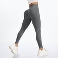 thumbnail image 2 of WAYUTE Women's Leggings Tummy Control Non See Through Seamless Push up Solid Color Stretchy Fit Trousers for Daily Wear S, 2 of 3