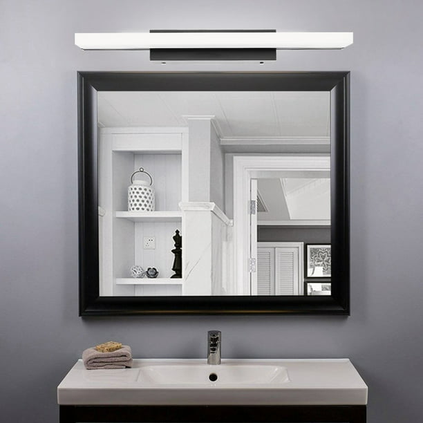 39 Inch Modern Black Vanity Light Led, Affordable Modern Bathroom Lighting