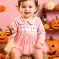 thumbnail image 7 of Gerichy Baby Girl Halloween Romper Dress Long Sleeve Doll Collar Pumpkin Tutu Fall Clothing 0-18 Months, 7 of 7