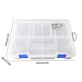 thumbnail image 2 of Caja de almacenamiento de componentes electrónicos de plástico PP con joyero con divisores extraíbles, 2 of 9