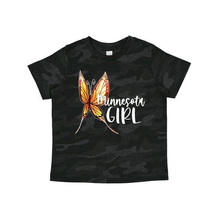 

Inktastic Minnesota Girl- Butterfly Gift Toddler Toddler Girl T-Shirt