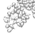 thumbnail image 4 of Uxcell 50Pcs Gotas de Acrílico de Fondo Plano 0.24" x 0.39" Rhinestones Artificiales para Manualidades DIY, Boda, Fiesta, Pintura Facial, Joyería, 4 of 7