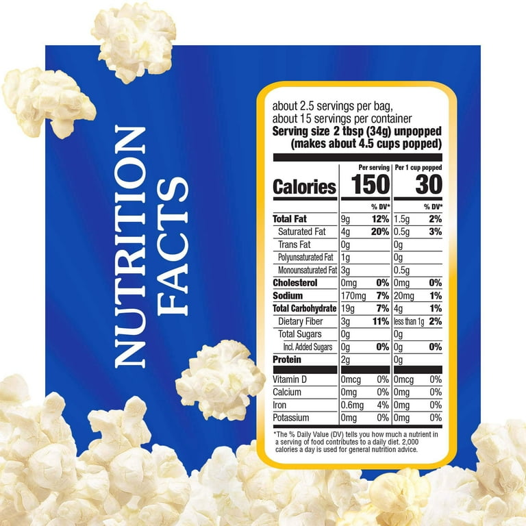 ACT II Healthy Kettle Corn Microwave Popcorn, Quick Serve, 2.75 oz