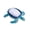 Blue, variant on EVHRZN Cute Turtle Soap Dish – Resin Self-Draining Soap Holder for Bathroom Sink & Shower – Quick-Dry Soap Saver – Unique Tortoise Seashell Decor for Kitchen Countertop or Travel