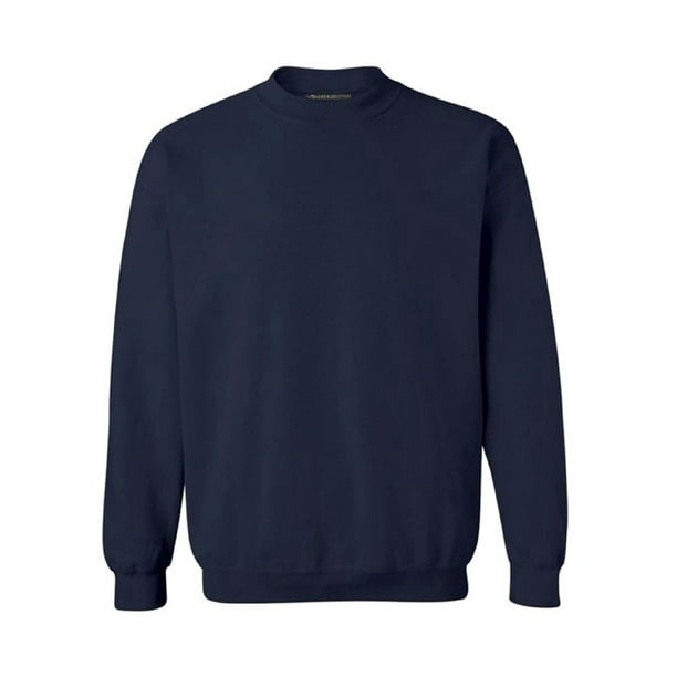 gildan mens fleece crewneck sweatshirt