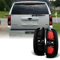 AKKON - For Chevy Suburban / Tahoe GMC Yukon / Yukon XL SUV Black Smoked LED Tail Lights Replacement Pair Set