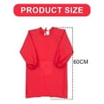 thumbnail image 5 of Kids Art Smock, Apron with Pocket for Children, Artist Painting Aprons Smocks with Long Sleeve-105-125cm&red, 5 of 5