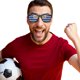 thumbnail image 4 of Gafas Festival Juego Fútbol ​​gafas Decorativas Con Nacional Novedad para Adultos Suministros Fiestas Hombres Y Mujeres, 4 of 8