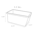 thumbnail image 3 of 5.5 Gallon (21-Litre) Recycle Bin, 16.75 x 11.88 x 8.25 Inches, Case of 6, Blue (STX61517U06C), 3 of 5
