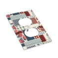 thumbnail image 3 of Kll Patchwork In Country Style Wall Plate,Gloss Finish,Standard Size 1 - 5" X 3", Polycarbonate Thermoplastic,Electric Receptacle Plug Covers, 3 of 8