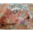thumbnail image 4 of oneOone Silk Tabby Peach Fabric Leaves & Lotus Floral Diy Clothing Quilting Fabric Print Fabric By Yard 42 Inch Wide, 4 of 4