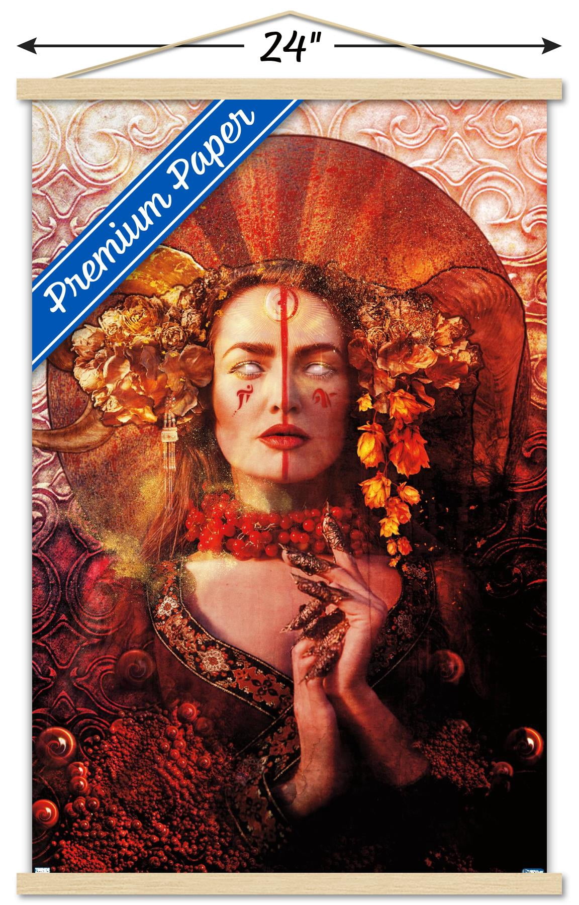 Jena DellaGrottaglia: Cosmic Zodiac - Aries Wall Poster with Magnetic Frame, 22.375" x 34"