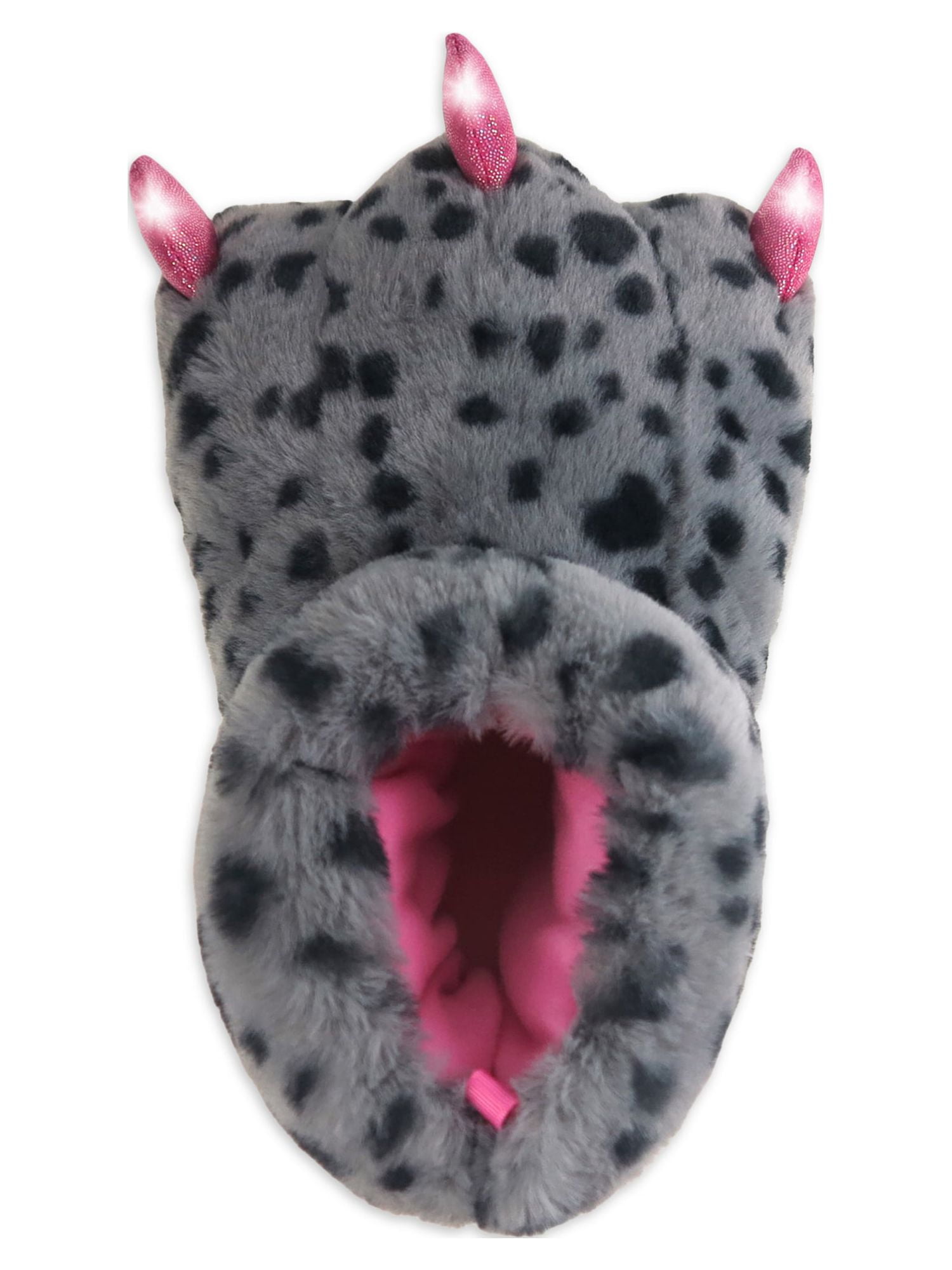 Wonder Nation Little Girl Big Girl Light up Claw Slipper Sizes 13 1