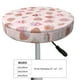 thumbnail image 4 of Balery Strawberry Cake Fundas de asiento para taburete de bar redondo de tela de terciopelo ajustables que protegen de arañazos y manchas para sillas de 14 a 17 pulgadas.-12 inch, 4 of 7