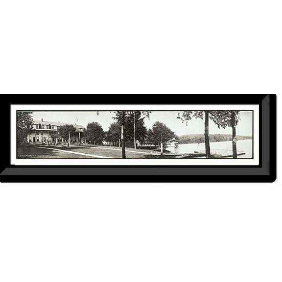 Historic Framed Print, NY 1911 Bald Mountain House.Old Forge, 36-3/8" x 8-3/8"