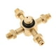 thumbnail image 1 of Adaptador de Recarga de Propano LP Sunnimix Acoplador de Tanque de Cilindro de Gas 4 Cabezas 80 mm, 1 of 6