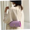 thumbnail image 3 of unbranded 1Ud Bolsa Retro En PU Con Tela De Morada Para Fiesta Viaje Y Uso Cotidiano, 3 of 8