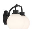 thumbnail image 3 of Meridian M80080NB 2-Light Bathroom Vanity Light in Natural Brass, 3 of 7