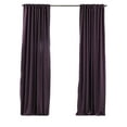 thumbnail image 5 of 3S BROTHERS Solid Linen Look Curtains Drapes Home Decorative Set of 2 Panels Linen Window Curtains Hanging Back Tap & Rod Pocket Nursery Room Bedroom Office - Purple 52"x84" Each, 5 of 7