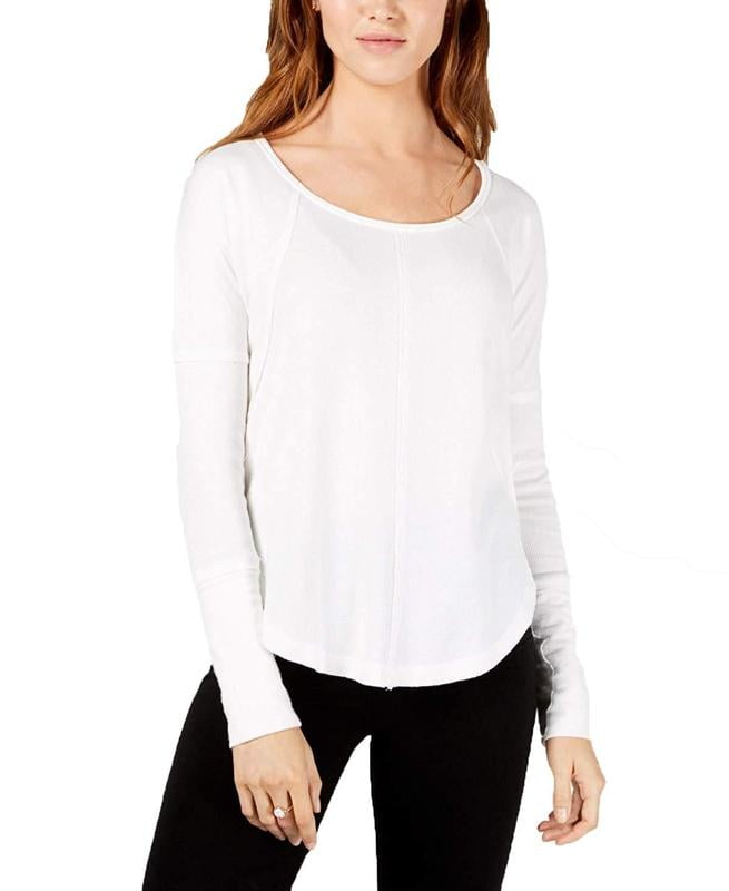 Lucky Brand Lucky Brand Cotton Thermal Top White