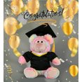 thumbnail image 4 of DolliBu Super Soft Rainbow Bear Graduation Plush Toy – Cute Plush Graduation Bear Stuffed Animal Dress Up in Black Graduation Gown and Cap with Tassel – Congratulatory Graduation Gift – 9 Inches, 4 of 6