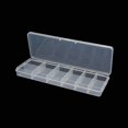 thumbnail image 1 of fastboy 12 Slots Nail Tips Organizer Box Empty for False Nail Tips Art Crafts Beads Transparent, 1 of 9