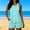 Light Blue, variant on pstuiky Swimsuits for Women Solid Color Crew Neck Adaptable Two Piece Bathing Suits Women's Swimwear Workout Two-Piece Sets Chest Support with Boy Shorts Swimming Suits