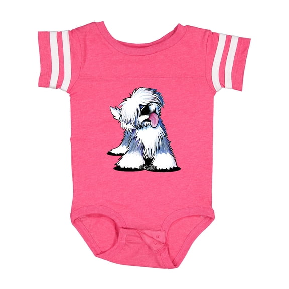 Inktastic Old English Sheepdog Boys or Girls Baby Bodysuit