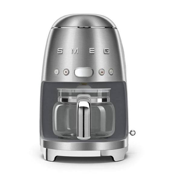Cafetera Smeg, estilo retro de los años 50, 10 tazas, arranque automático