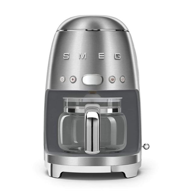 Cafetera Smeg, estilo retro de los años 50, 10 tazas, arranque automático