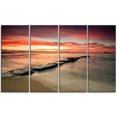 thumbnail image 2 of Wonderful Sunrise on Black Ocean - Beach Photo Canvas Print, 2 of 3