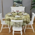 thumbnail image 2 of Camouflage Round Tablecloth 70x70in(178x178cm) – Waterproof Polyester Table Cover with Full Print Design, Wrinkle Resistant & Washable for Kitchen Dining Party Decor, 2 of 6