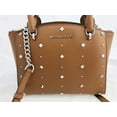 thumbnail image 6 of Michael Kors Women's Ellis Studded Small Satchel No Size (Luggage), 6 of 12