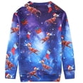 thumbnail image 2 of SSLR Big Boys' Funny Xmas Crewneck Ugly Christmas Sweatshirt Pullover, 2 of 8